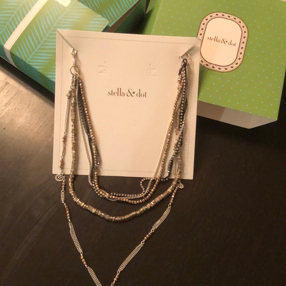 Stella & Dot Logan Layered 4-in-1 necklace